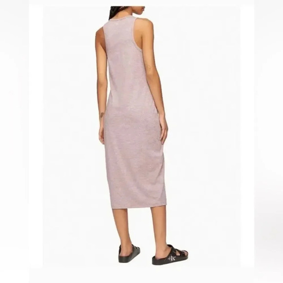 Calvin Klein Performance Side-Slit Tank Dress - Stardust S Size NWT - Picture 3 of 4